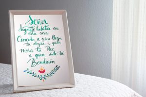 Lámina Bendición de la casa