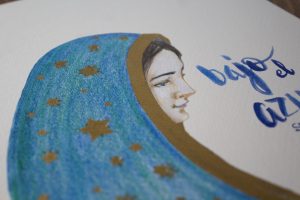 Lámina Bajo el azul de su manto - Imagen 3