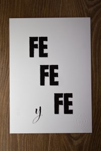 Lámina Fe, Fe y Fe - Imagen 2