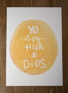 Lámina Yo soy hija de Dios - Imagen 2