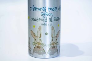 Botella de metal "Criaturas todas del Señor..." - Imagen 2