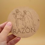 Guirnalda navideña "Tú has sido la razón" - Imagen 6
