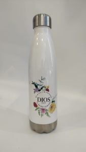 Botella térmica "Dios es mi luz y mi salvación"
