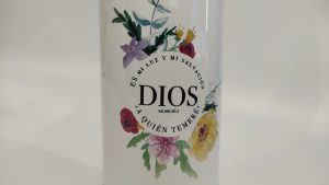 Botella térmica "Dios es mi luz y mi salvación" - Imagen 2
