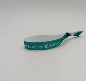 Pulsera El fruto del amor es el servicio - Imagen 3