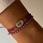 Pulsera bolitas plata 925